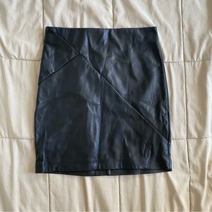 Dynamite faux leather high waisted skirt